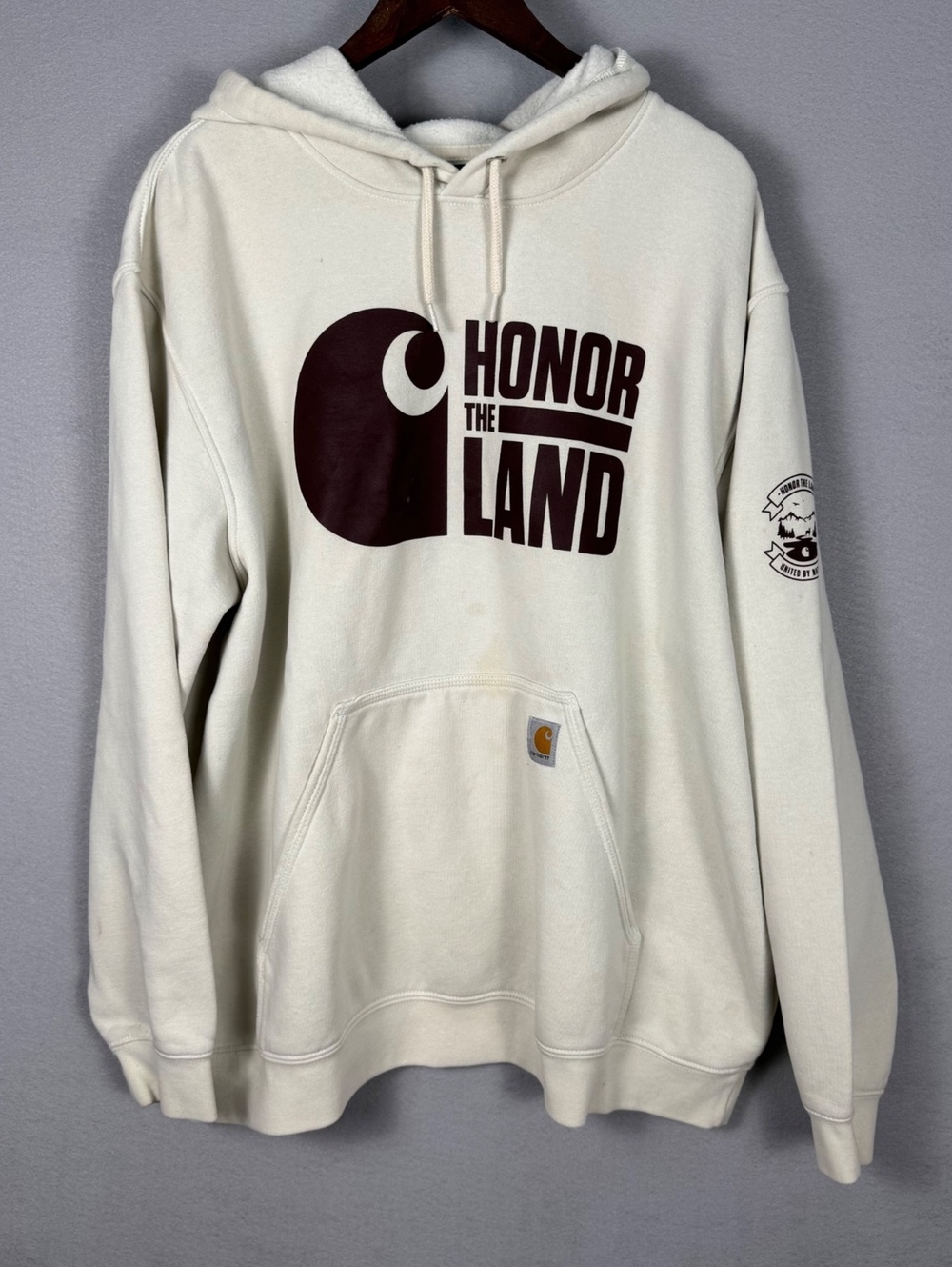 Carhartt Men's 2XL Pullover Hoodie Honor The Land Loose Fit